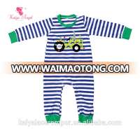 Wholesale baby clothes long sleeve back to school romper for boy