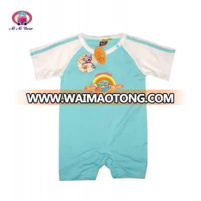 100% Cotton Summer Baby clothing short sleeve rompers baby clothes newborn